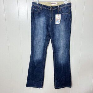 Vintage 90’s Y2K Women’s BISOU BISOU Boot Cut Denim Jeans Size 12NWT